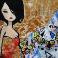 ORIGINAL PAINTING - Textile Landscape #1