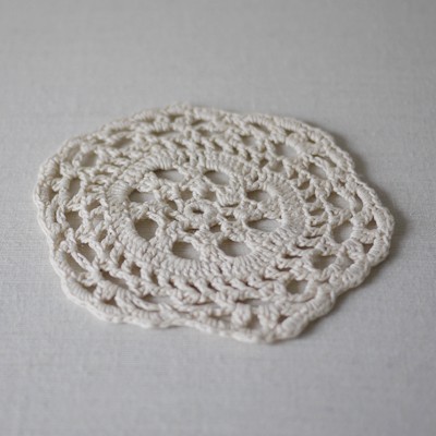 Ecru Handmade Doily