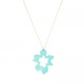 Orchid Necklace: Seafoam Green